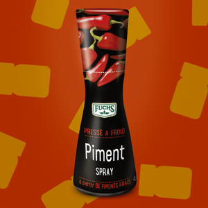 Spray Piment fort Fuchs 40 ml - Pizza, plats, sauce au moment de servir