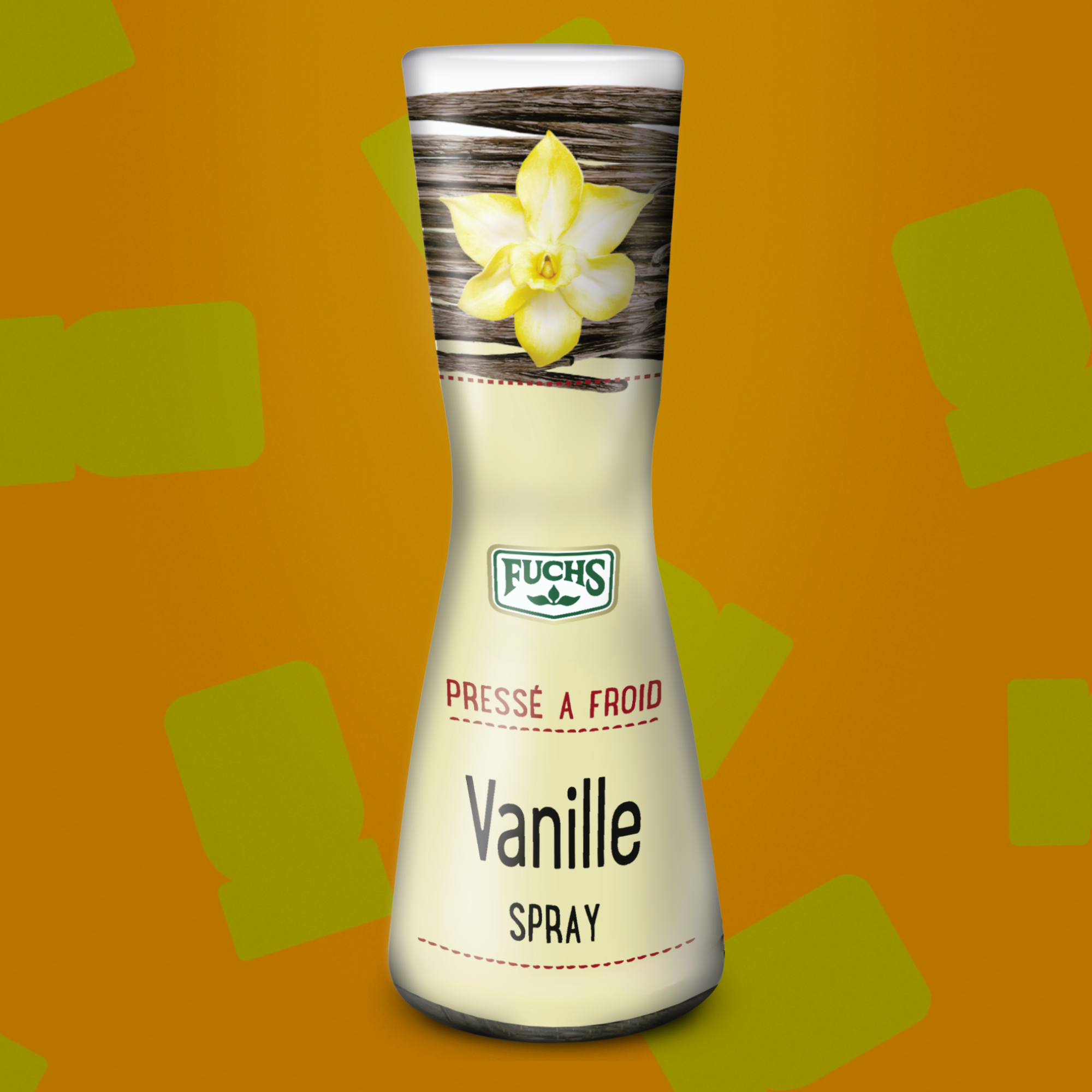 Flacon de spray vanille pour pâtisserie café cappuccino chocolat Fuchs 40ml à base d'extrait naturel sans alcool