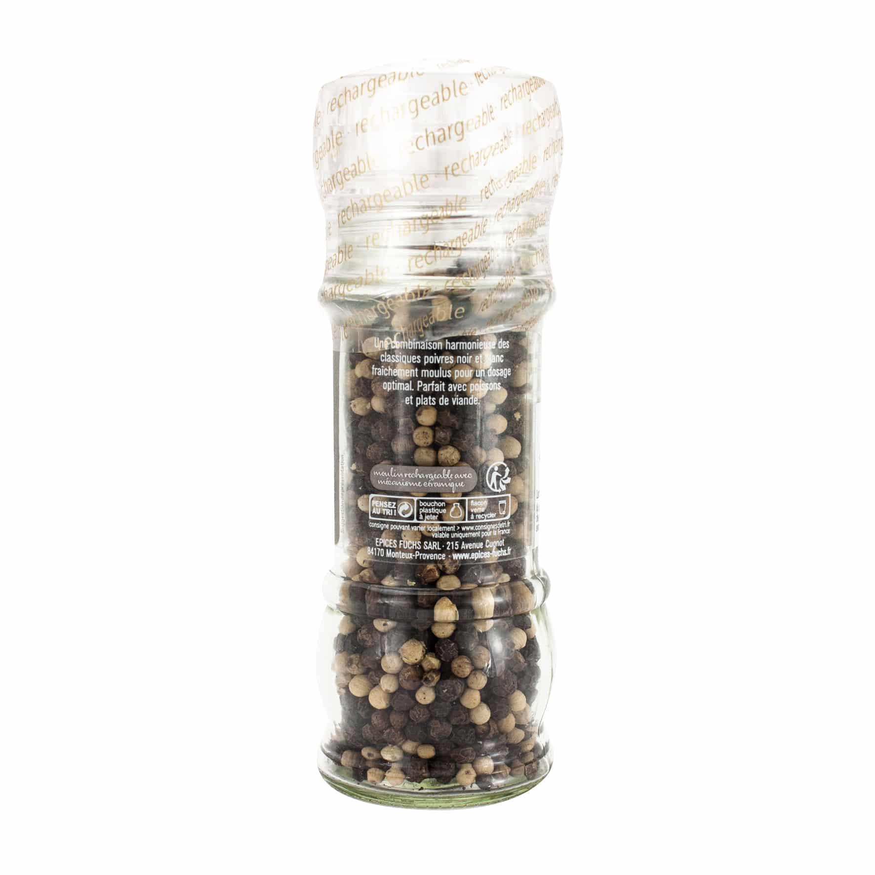 Duo Poivres moulin - 65G FUCHS - Épices Fuchs