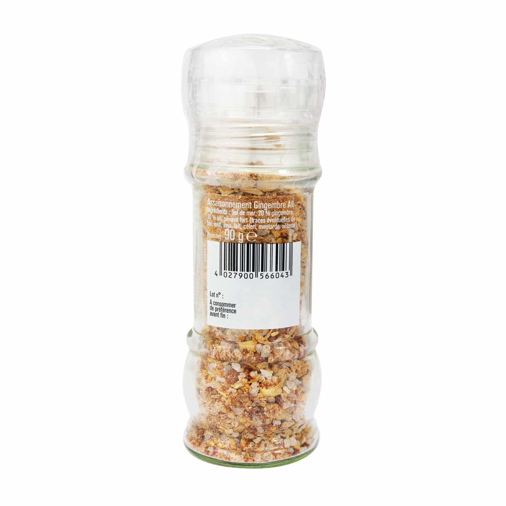 Anti Gaspi _ Mélange Gingembre Ail moulin - 90G FUCHS - Épices Fuchs