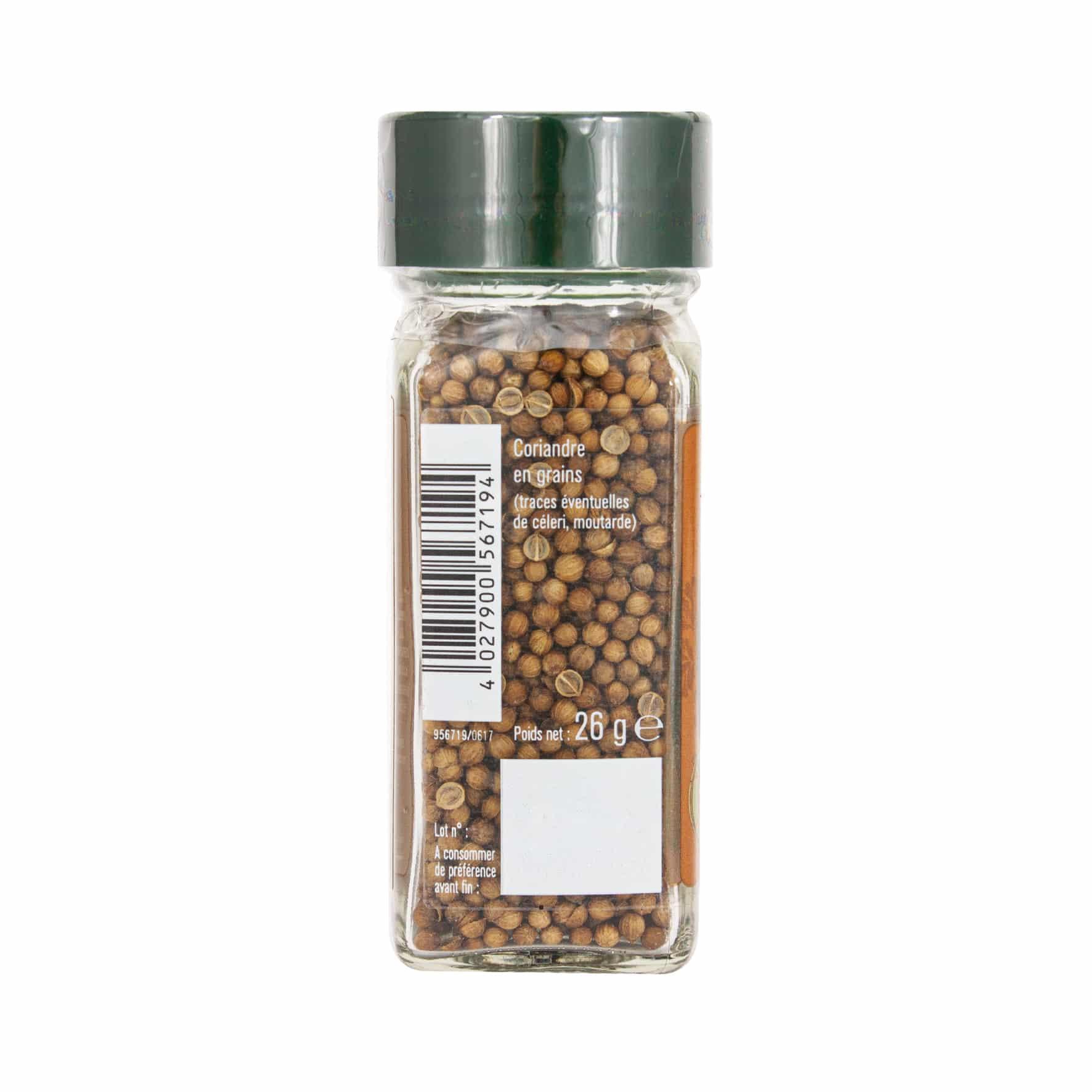 Coriandre grains flacon - 35G FUCHS - Épices Fuchs