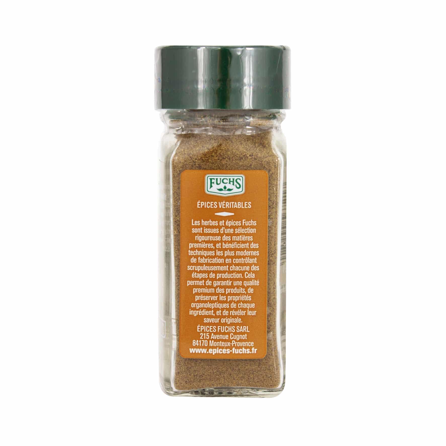 Cumin moulu flacon - 40G FUCHS - Épices Fuchs