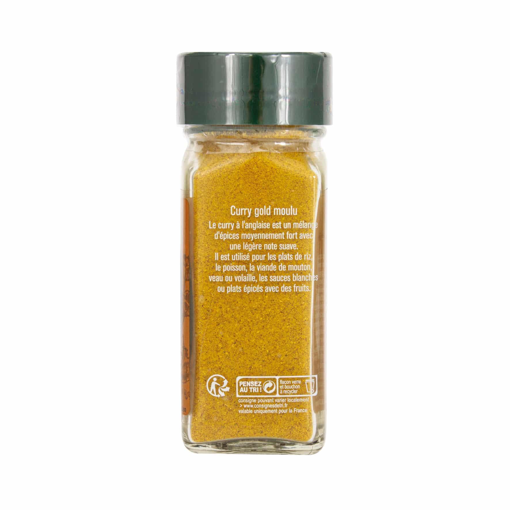 Curry Gold flacon - 40G FUCHS - Épices Fuchs
