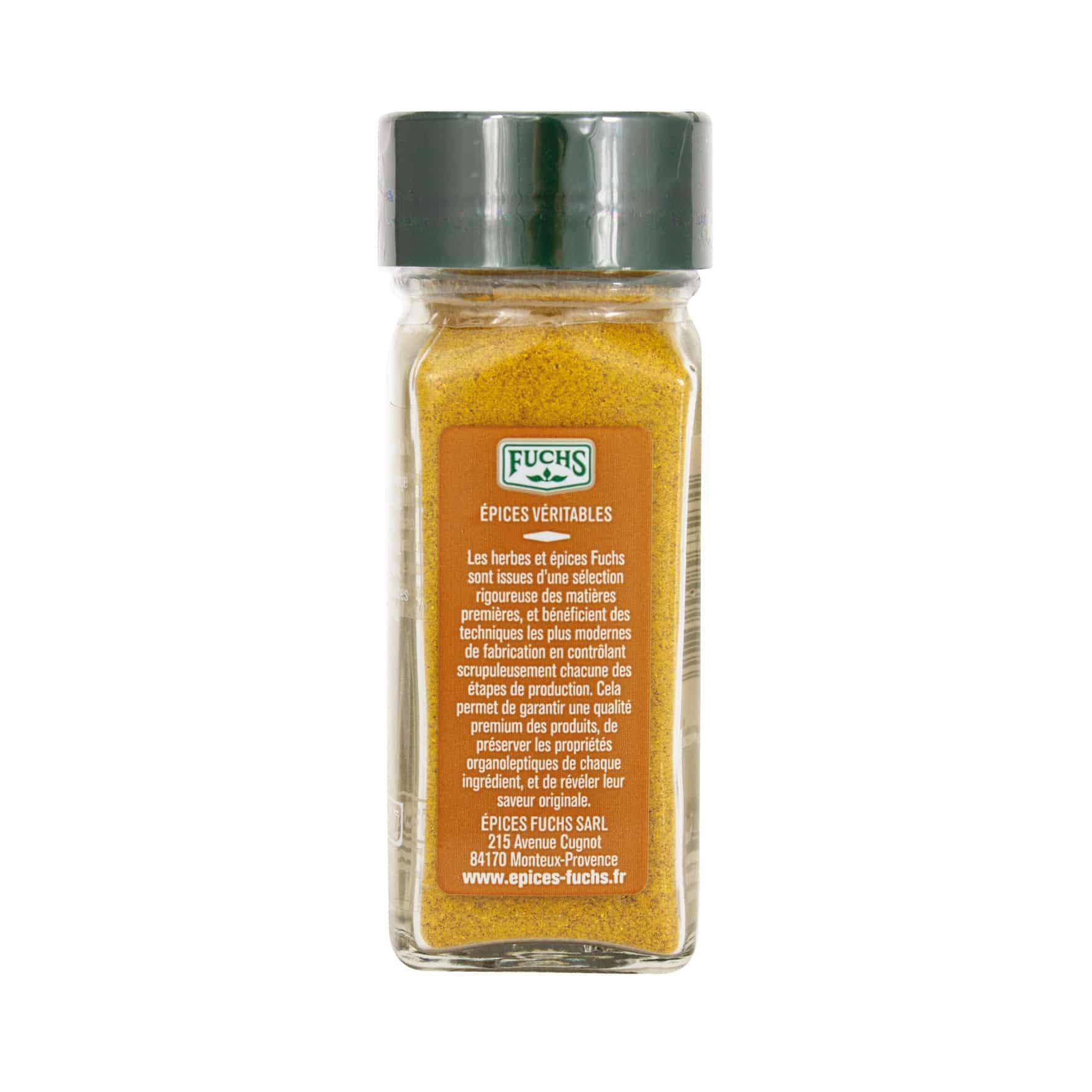 Curry Gold flacon - 40G FUCHS - Épices Fuchs