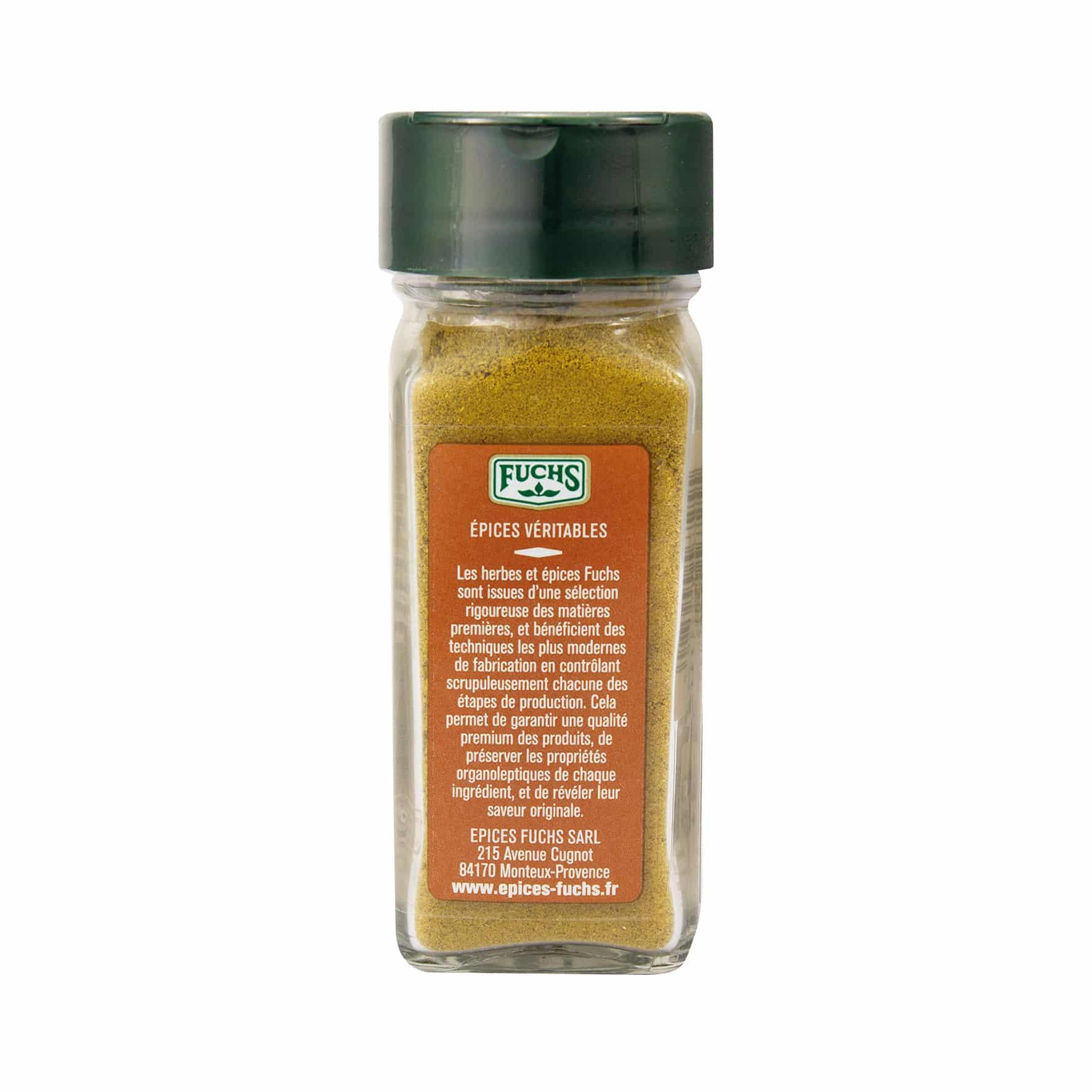 Curry Vert flacon - 36G FUCHS - Épices Fuchs