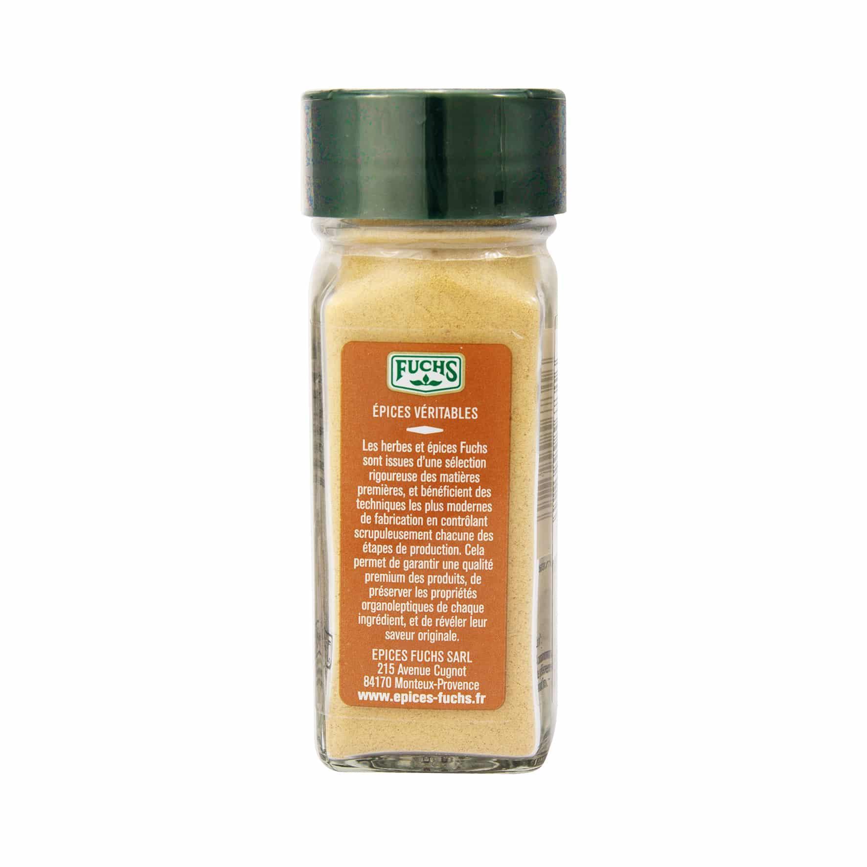 Gingembre moulu flacon - 40G FUCHS - Épices Fuchs