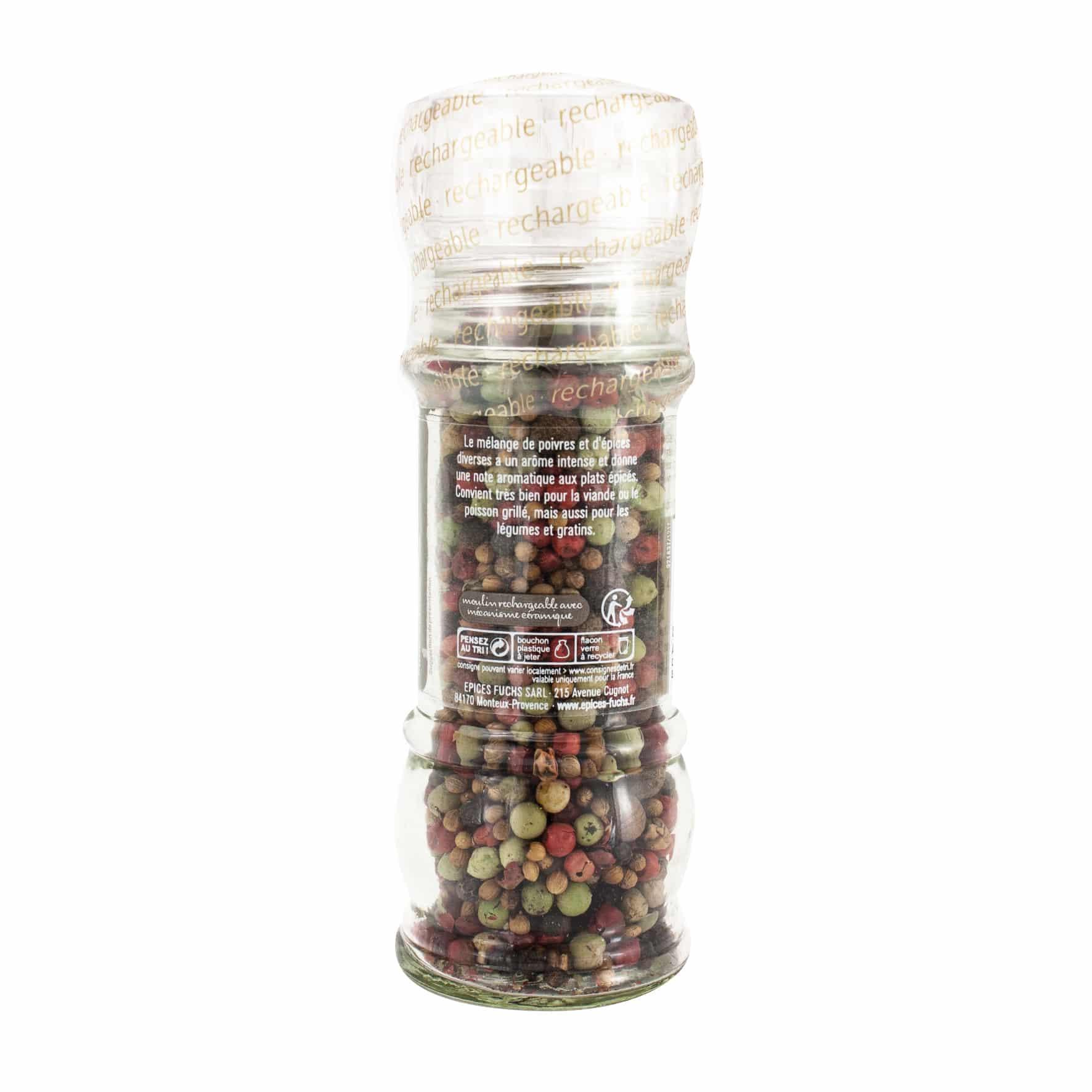 Mélange 5 baies moulin - 45G FUCHS - Épices Fuchs