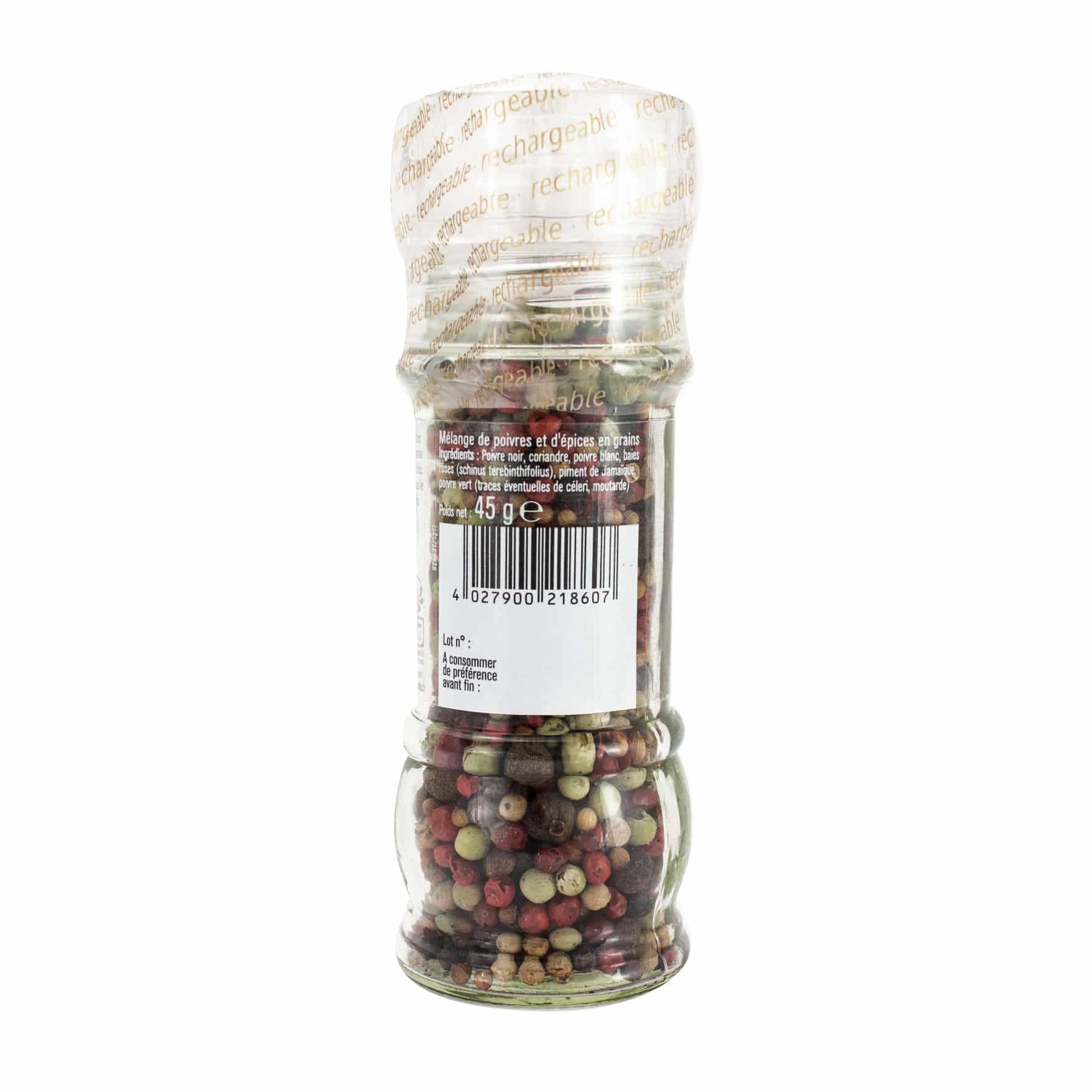Mélange 5 baies moulin - 45G FUCHS - Épices Fuchs