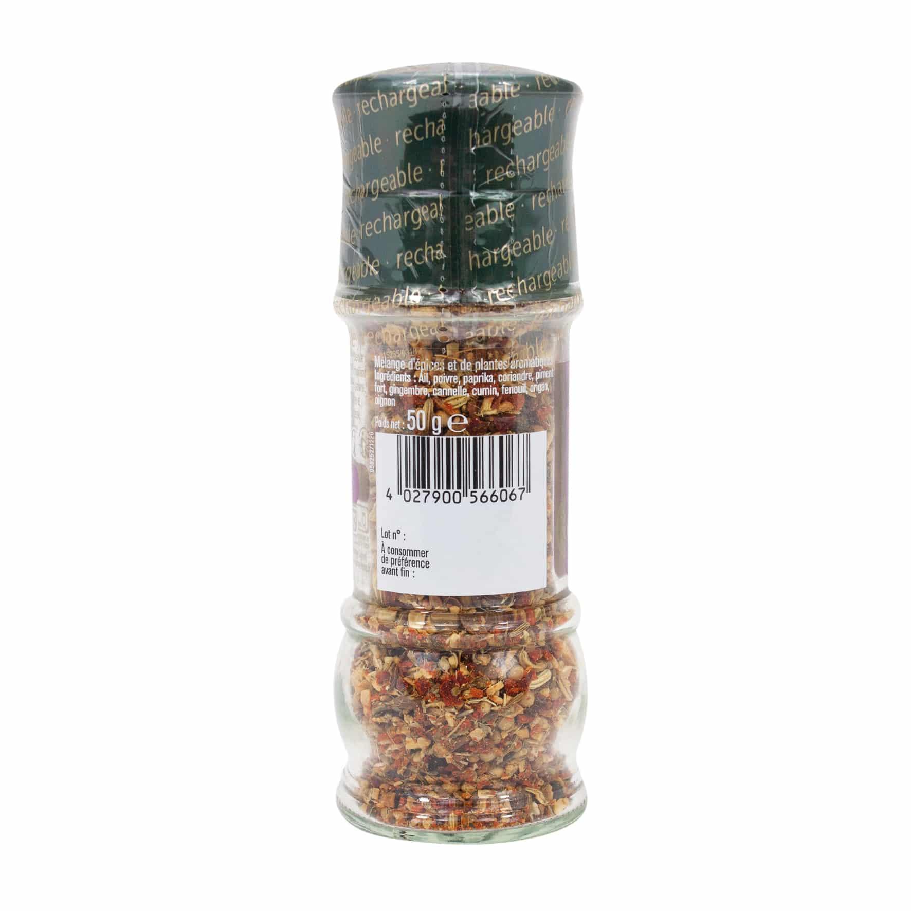 Mélange Barbecue moulin - 50G FUCHS - Épices Fuchs