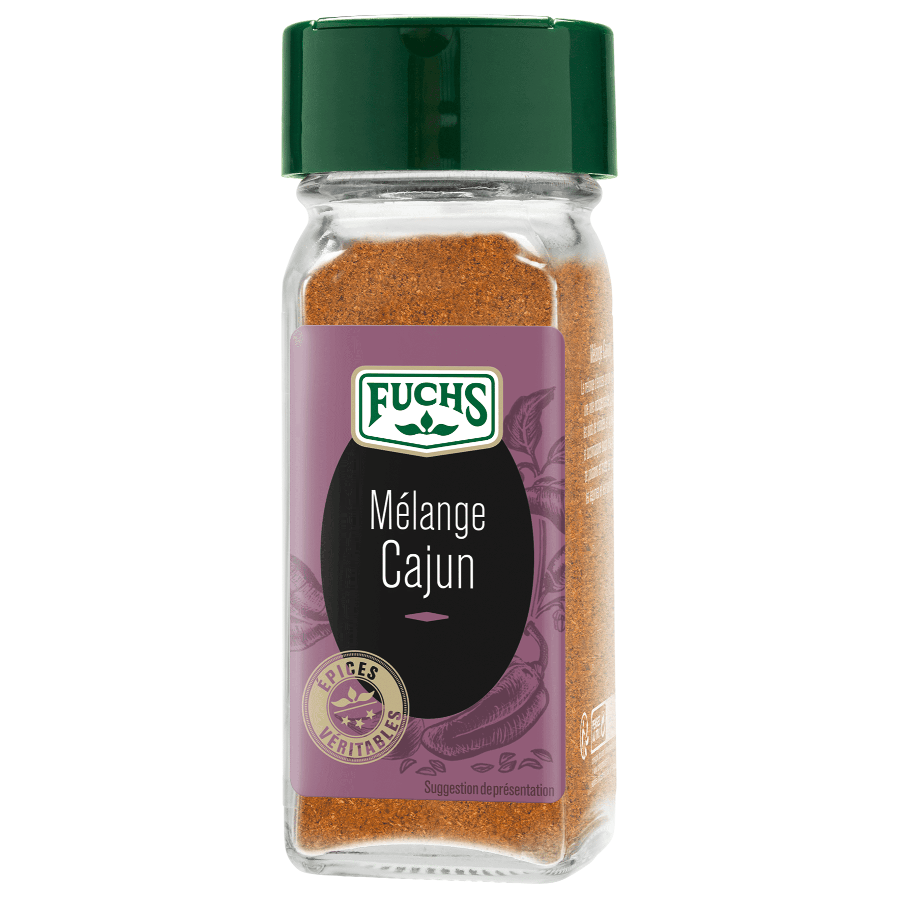 Mélange Cajun flacon - 40G FUCHS - Épices Fuchs