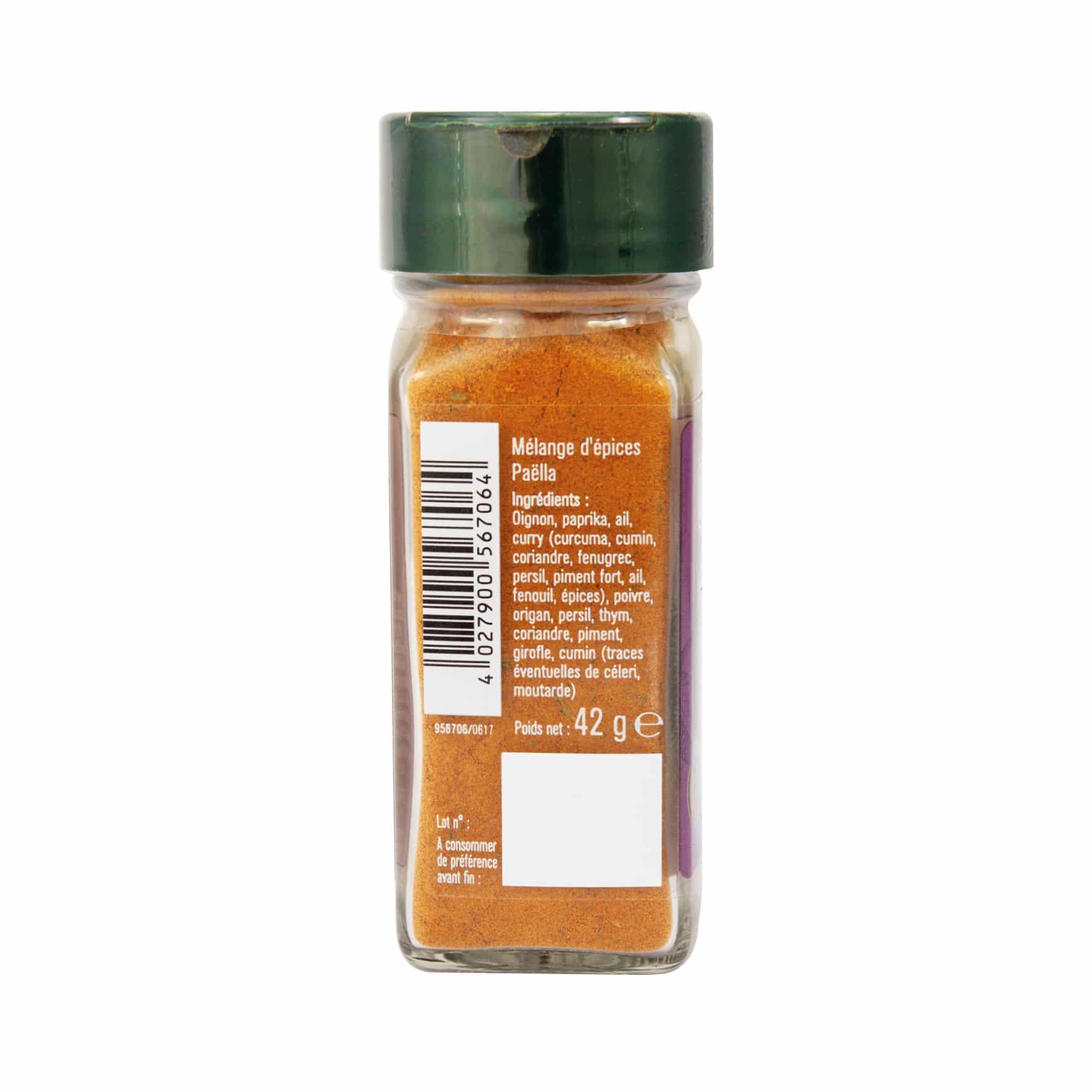 Mélange Paëlla flacon - 42G FUCHS - Épices Fuchs