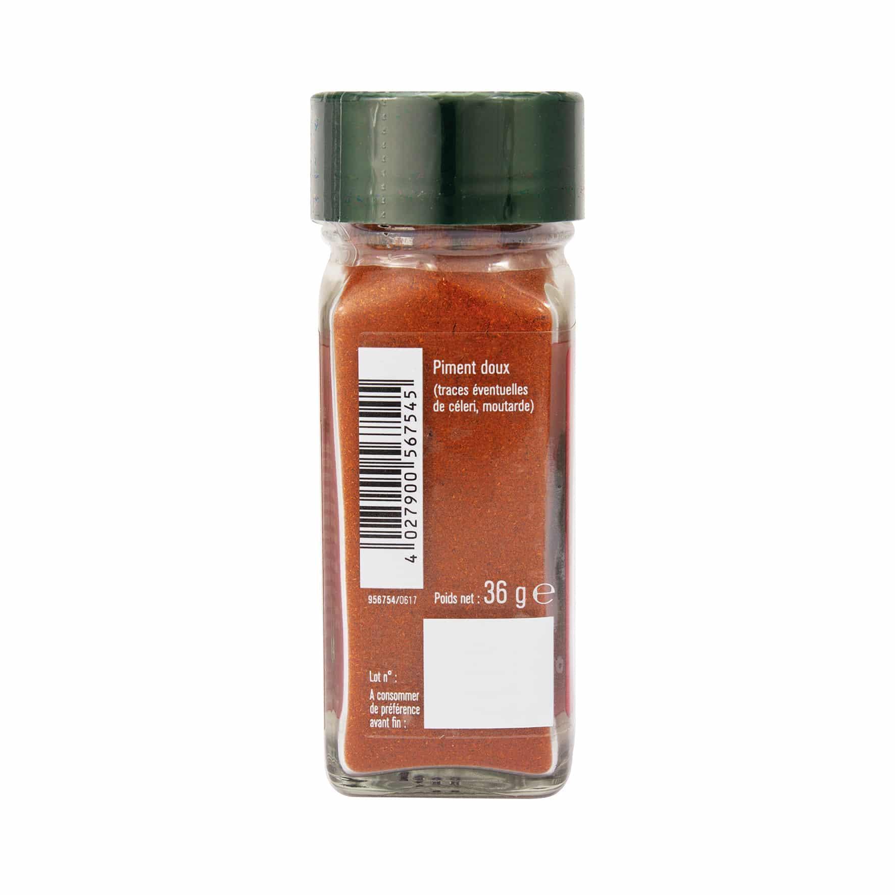 Piment doux flacon - 36G FUCHS - Épices Fuchs
