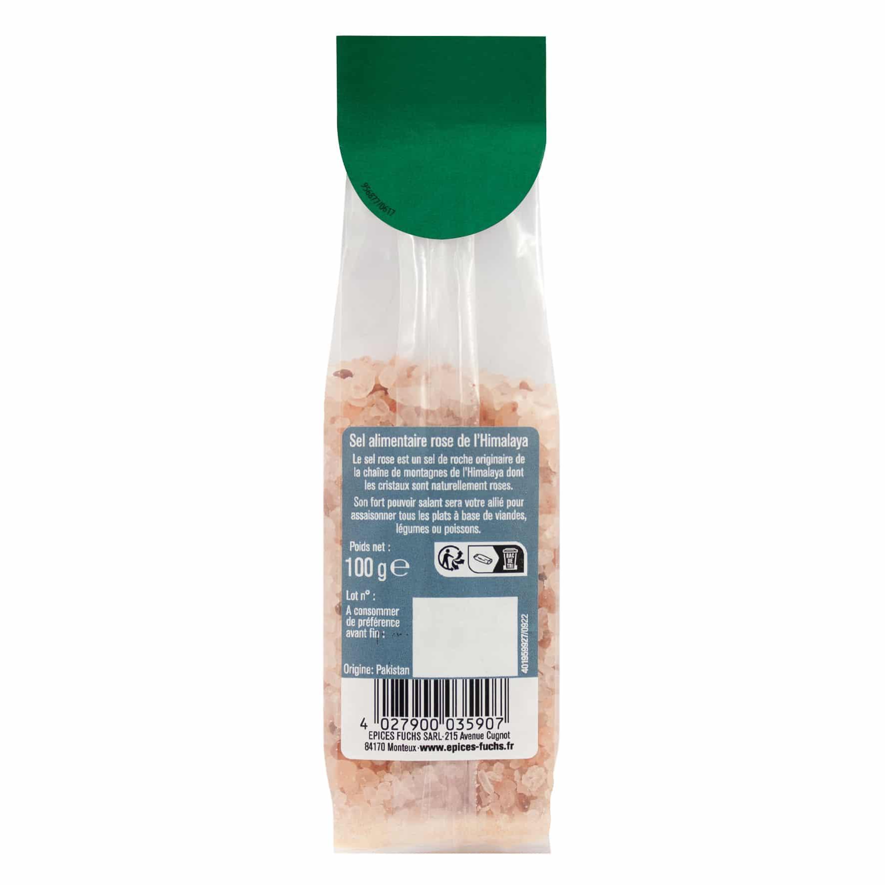 Sel rose sachet recharge - 100G FUCHS - Épices Fuchs